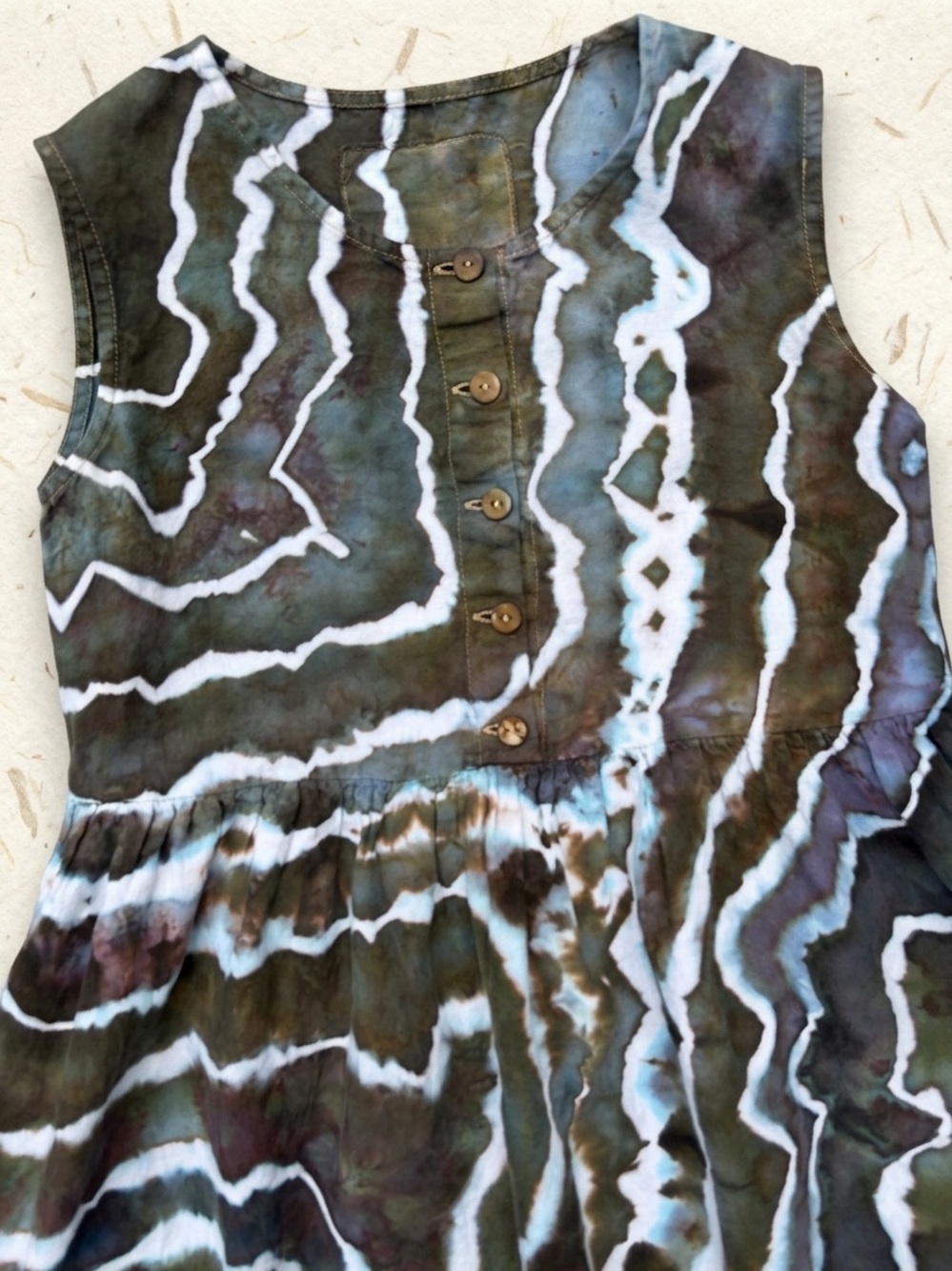 notPERFECTLINEN Ice Dyed Mama Maxi Dress